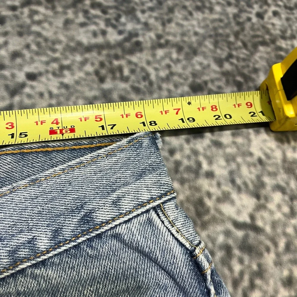 Levi's 505 Regular Fit Jeans Mens‎ 36x32 Light Blue Denim Vintage Y2K